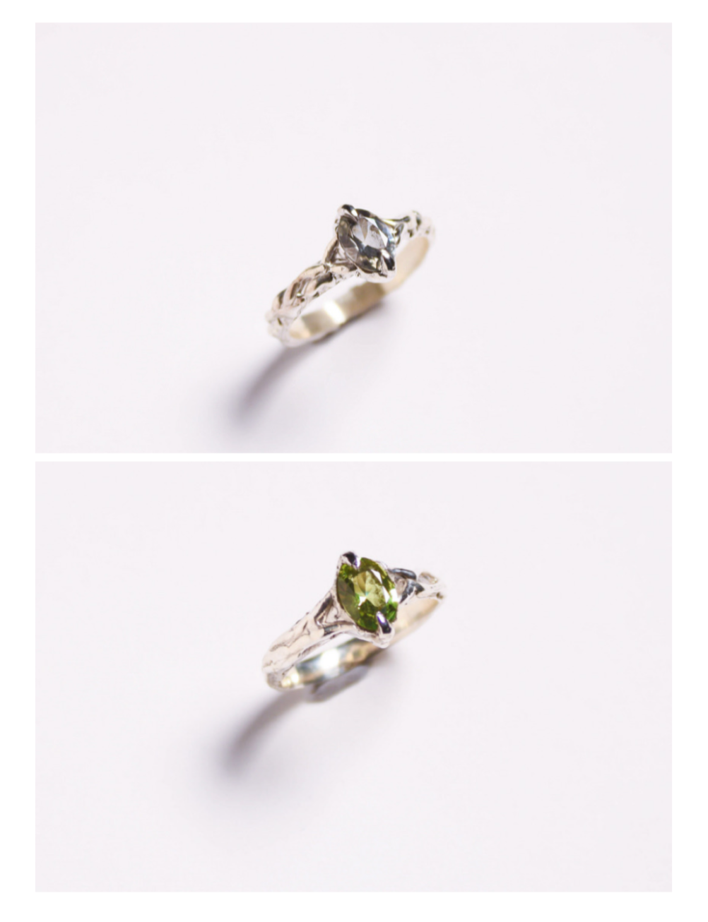Elven Ring Multicolour Gems MadeToOrder