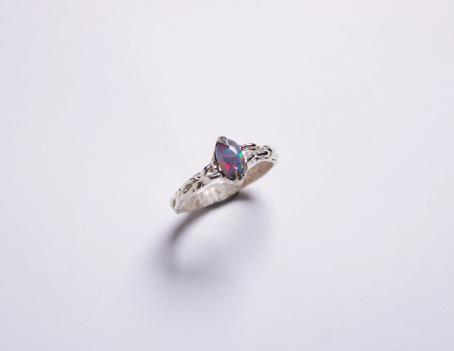 Galaxy Burst Opal Ring