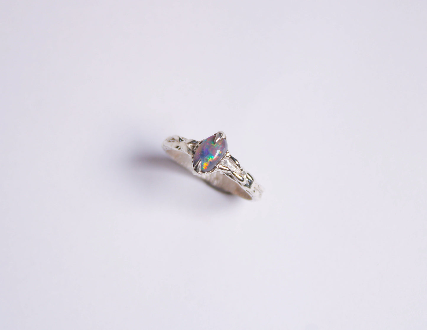 Galaxy Burst Opal Ring